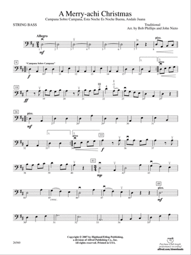 A Merry-achi Christmas: String Bass