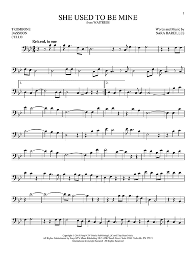 She Used To Be Mine (from Waitress)