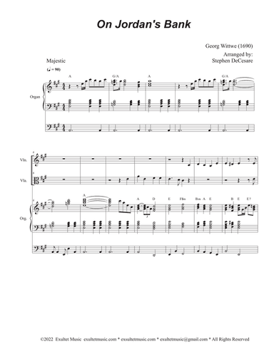On Jordan's Bank (Duet for Violin and Viola)