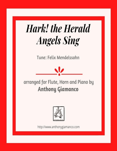 Hark! the Herald Angels Sing (flute, french horn and piano)