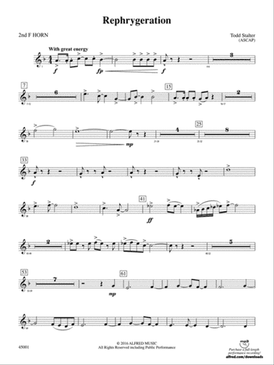 Rephrygeration: 2nd F Horn