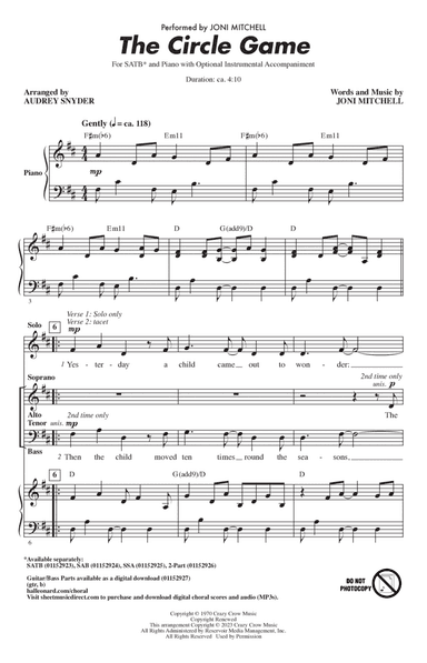 The Circle Game (arr. Audrey Snyder)