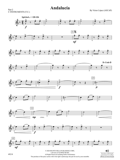 Andalucía: Part 2 - C Instruments (T.C.)