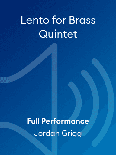 Lento for Brass Quintet