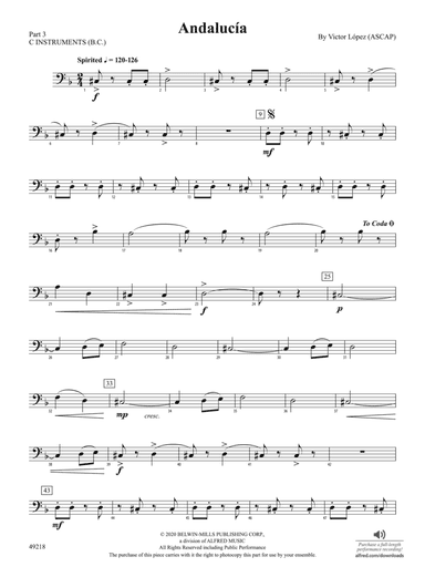 Andalucía: Part 3 - C Instruments (B.C.)