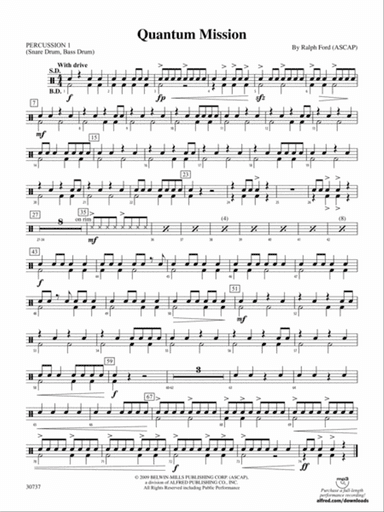 Quantum Mission: 1st Percussion