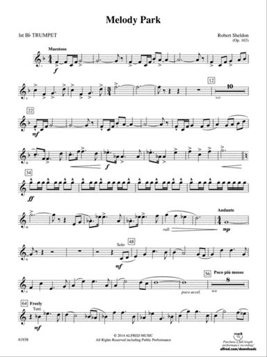 Melody Park: 1st B-flat Trumpet