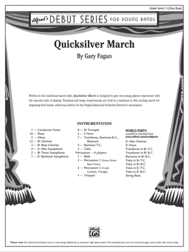 Quicksilver March: Score