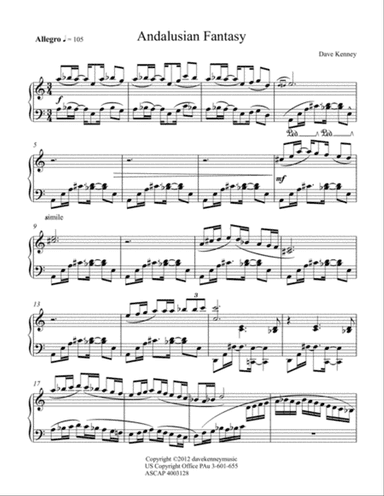 Andalusian Fantasy (solo piano)