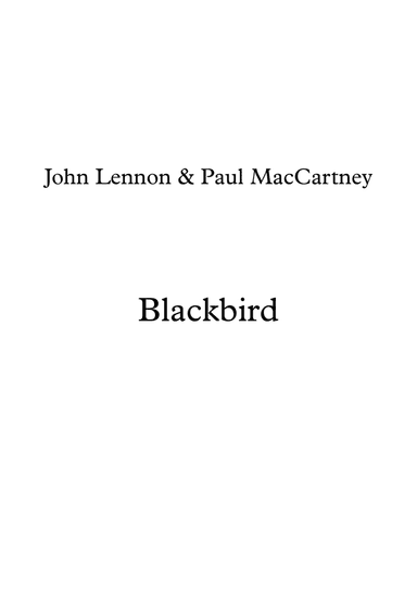 Blackbird