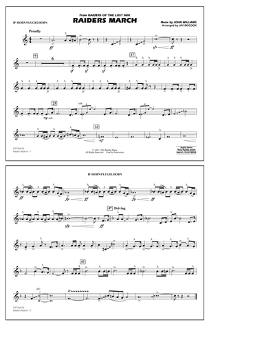 Raiders March (from Raiders Of The Lost Ark) (arr. Jay Bocook) - Bb Horn/Flugelhorn