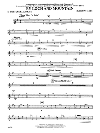 By Loch and Mountain: E-flat Baritone Saxophone