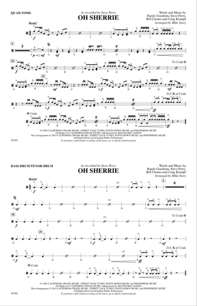 Oh Sherrie: Quad-Toms