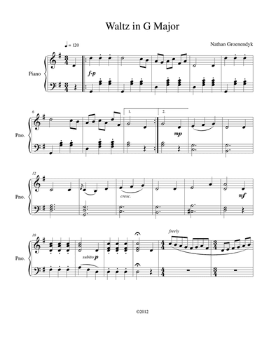 Waltz in G Major