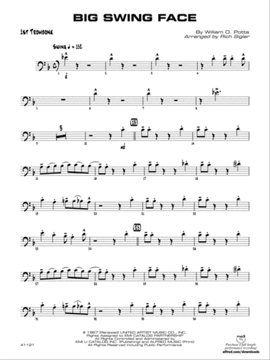 Big Swing Face: 1st Trombone