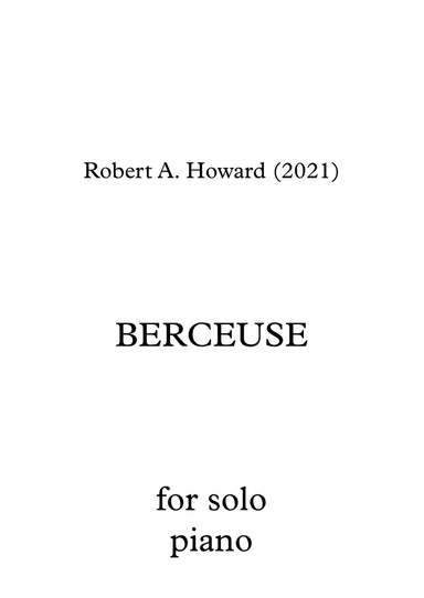 Berceuse