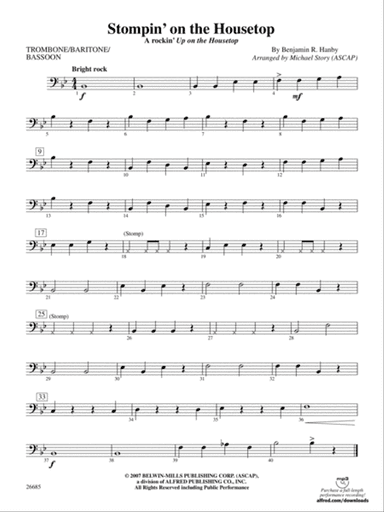 Stompin' on the Housetop: 1st Trombone