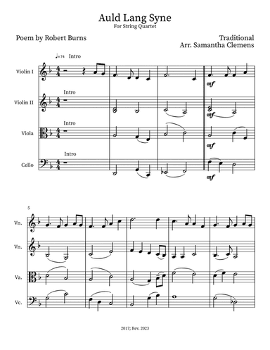 Auld Lang Syne