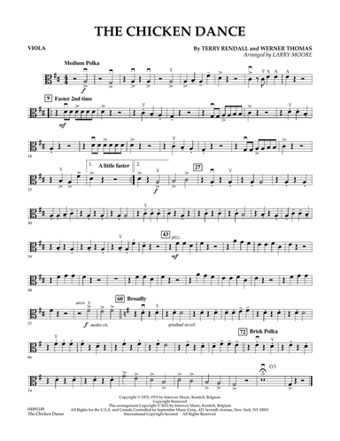 The Chicken Dance (arr. Larry Moore) - Viola