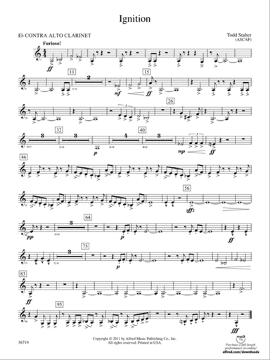Ignition: (wp) E-flat Contrabass Clarinet