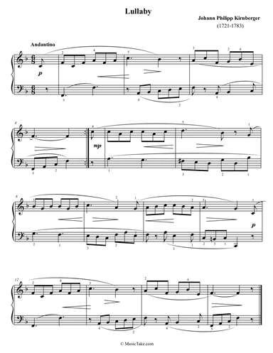 Kirnberger Lullaby in F Major