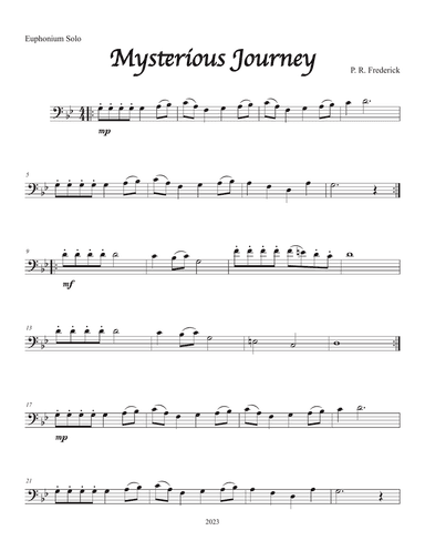 Mysterious Journey (Euphonium Solo)