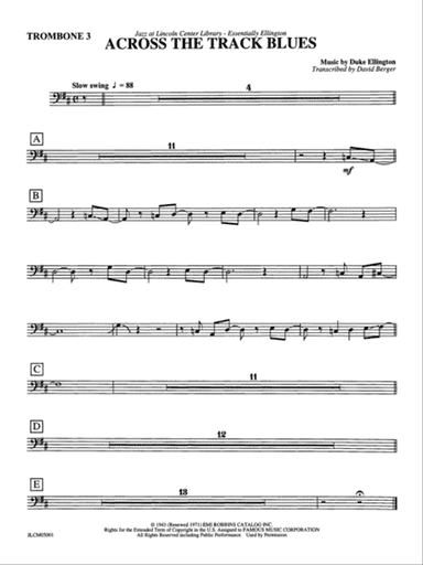 Across the Track Blues: 3rd Trombone