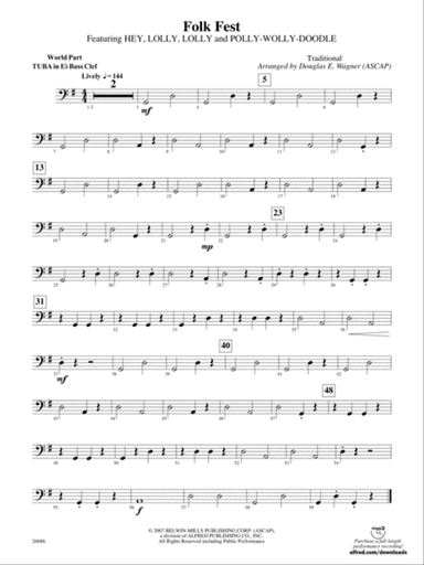 Folk Fest: (wp) E-flat Tuba B.C.