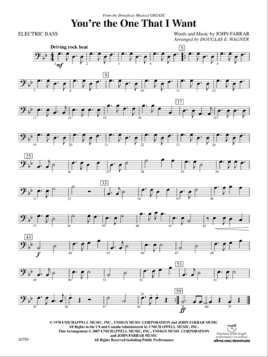 You're the One That I Want: String Bass