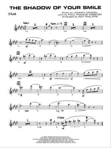 The Shadow of Your Smile (from The Sandpiper): Flute