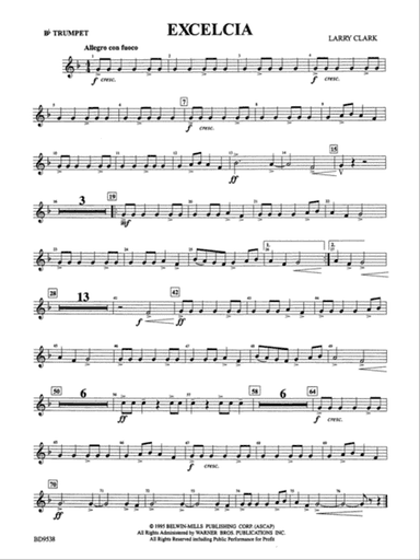 Excelcia: 1st B-flat Trumpet