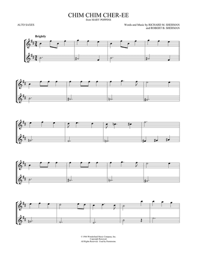 Chim Chim Cher-ee (from Mary Poppins) (arr. Mark Phillips)