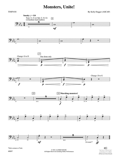 Monsters, Unite!: Timpani