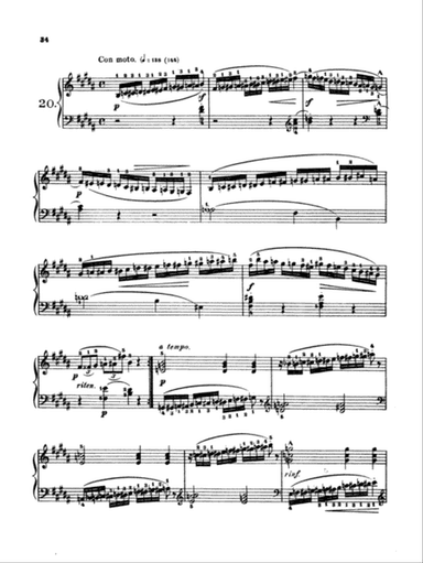 Heller: Twenty-four Piano Studies for Rhythm and Expression (Op. 125)
