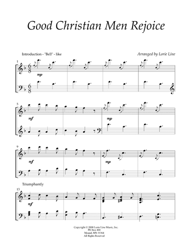 Good Christian Men Rejoice (from Christmas Around The World)