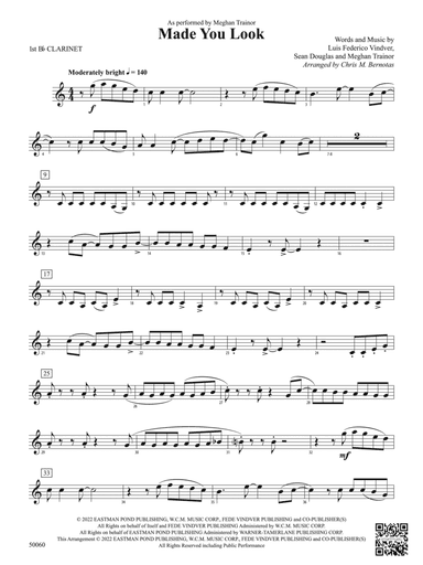 Made You Look: 1st B-flat Clarinet