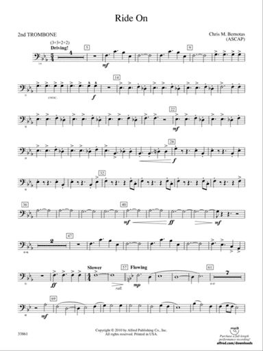 Ride On: 2nd Trombone