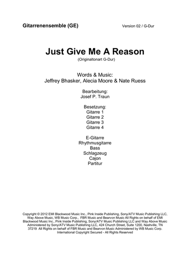 Just Give Me A Reason