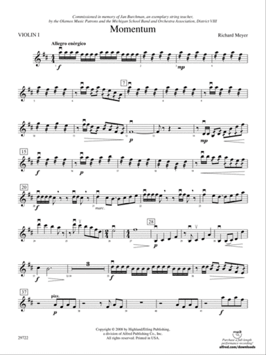 Momentum: 1st Violin