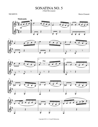 Sonatina No. 5 (Third Movement)