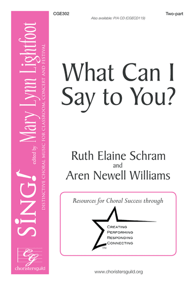 What Can I Say to You