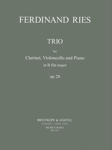 Trio in Bb major Op. 28
