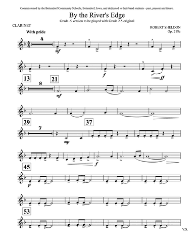 By the River's Edge: 1st B-flat Clarinet