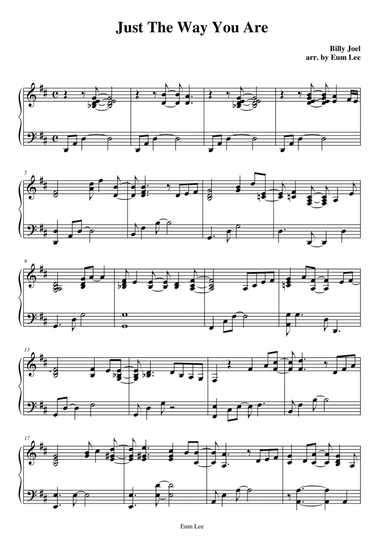 Just The Way You Are