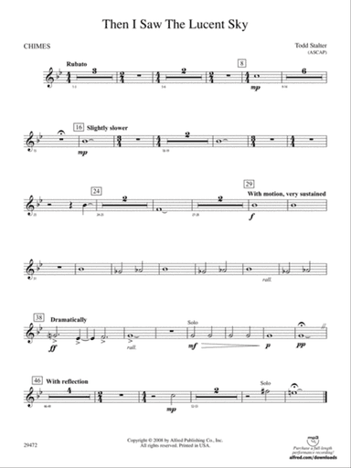 Then I Saw the Lucent Sky: Chimes