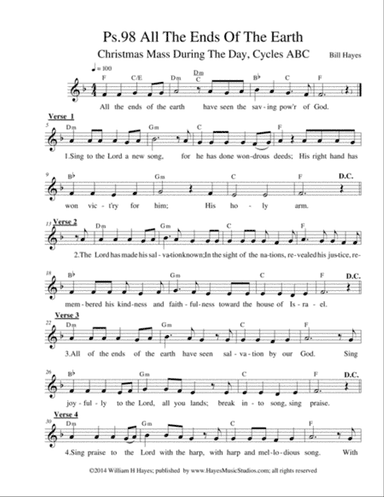 Psalm 98: All The Ends Of The Earth