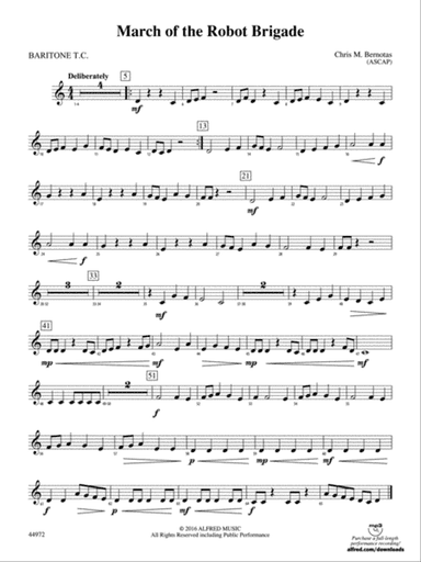 March of the Robot Brigade: Baritone T.C.