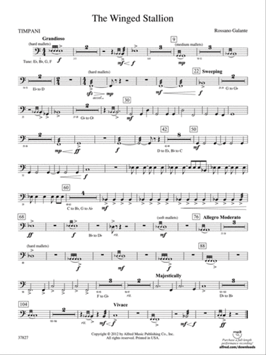 The Winged Stallion: Timpani