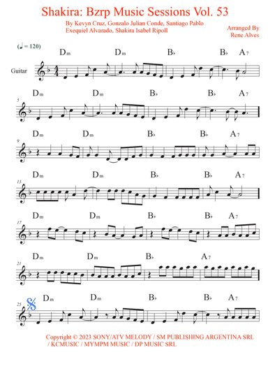 Shakira: Bzrp Music Sessions Vol. 53