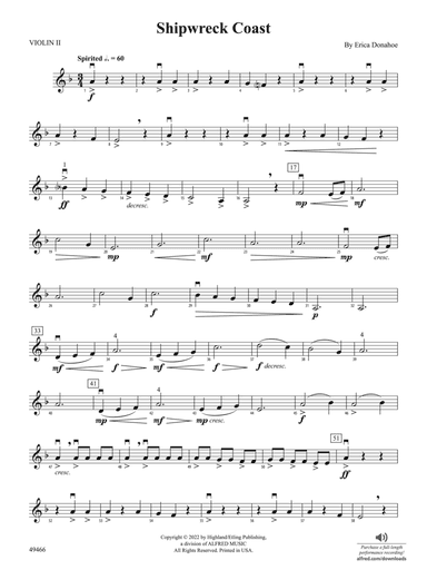 Shipwreck Coast: 2nd Violin